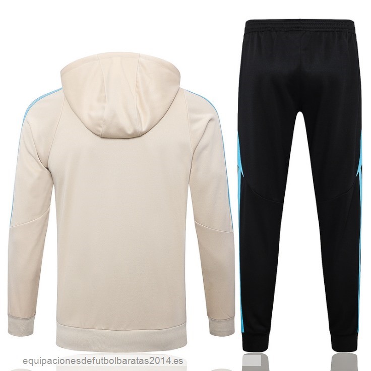 Nuevo Conjunto Completo Chaqueta Con Capucha Argentina 2024 Amarillo Negro Baratas